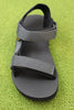 Men's Universal Trail Sandal- Grey Nylon Top View