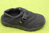 Men's Reember Camp Slipper- Black Nylon Side Angle View