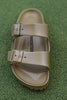 Women's Arizona Eva Sandal - Metallic Gold Top View