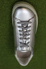 Women's Bend Sneaker - Silver Leather Top View