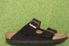 Women's Arizona Sandal - Mocha Suede Side View