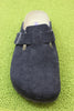 Men's Boston Clog - Midnight Suede Top View