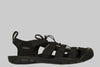 Men's Clearwater Sandal- Black Nylon Side View