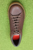 Mens Pelotas Soller Sneaker - Cola Leather Top View