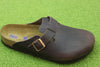 Men's Boston Clog - Habana Oiled Leather Side Angle View