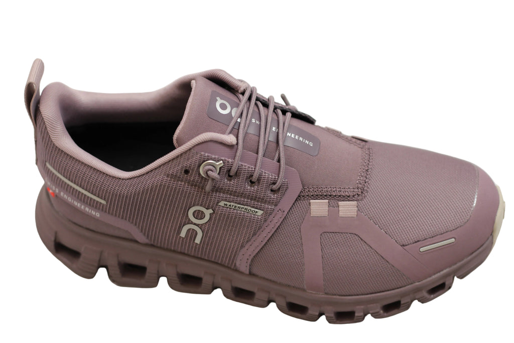 Womens Cloud6 Waterproof Sneaker -  Gobi Nylon/Synthetic Side Angle View