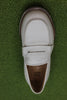 Women's 31403 Penny Loafer - White Calf top View