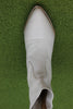 Women's 41401C Zip Boot - White Calf Side Top View