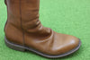 Women's 30401C Zip Boot - Rust Calf Side Angle View