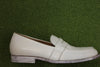 Women's 31403 Penny Loafer - White Calf Side View