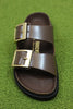 Women's Arizona Droplet Buckle Sandal-Carafe Patent Leather