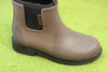 Womens Bobbi Rain Boot - Brown/Choco Rubber/Neoprene Side Angle View