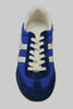 Women's Sprinter Sneaker - Marine/White Nylon/Suede Top View