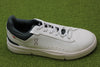 Mens Roger Advantage Sneaker - White/Olive Synthetic Leather Side Angle View