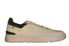 Mens Roger Advantage Sneaker - White/Olive Synthetic Leather Side View