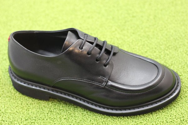 Women's Noe17 Lace Oxford - Black Calf Side Angle View