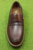 Men's Aldwin Step Penny Loafer - Mid Tan Leather Top View