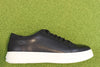 Men's Goswell Tie Sneaker -  Blk Leather side View