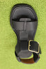 Women's Ramone Sandal - Black Leather Top View