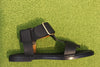 Women's Ramone Sandal- Black Leather Side View