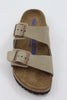 Birkenstock Women's Arizona Sandal - Taupe Suede Top View