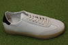 Unisex Deane Sneaker -  White/ Black Leather Side View