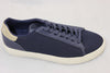 Unisex Bradley Knit Sneaker -Navy Safari Mesh/Leather Side View