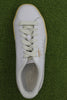 Unisex Clyde Vintage Sneaker - White/Lt Straw Leather/Suede Top View