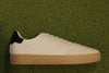 Unisex Deane Sneaker -  White/ Black Leather Side View