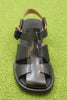 Women's Dana Fisherman Sandal - Black Leather Front View