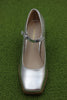 Women's Christopher Mary Jane - Silver Calf Top View