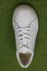 Womens Cody Sneaker- White Lthr Top View