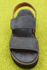 Women's Oingo Sandal - Navy Leather Front View