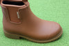 Womens Bobbi Rain Boot - Rust Rubber/Neoprene Side Angle View
