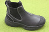 Womens Siri Rain Boot - Black/Black Side Angle View