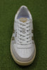 Women's Hawk Sneaker - White/Gold Leather/Suede Front View