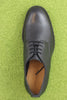 Mens Mario Oxford - Black Leather Side Top View