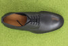 Mens Mario Oxford - Black Leather Side Top View