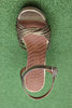 Women's Keske48 Sandal - Bronce Metallic Leather top View