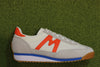 Unisex Mestari Sneaker - White/Flame Nylon/Suede/Leather Side View
