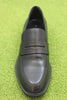 Womens Frances Loafer - Black Leather Top View