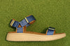 Womens Line Sandal - Old Denim Nylon Side View