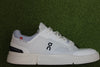 Womens Roger Spin Sneaker - White Heather Side View