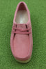 Women's Wallabee - Pink Suede Top View