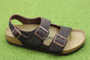 Men's Milano Sandal - Habana Leather Side Angle View