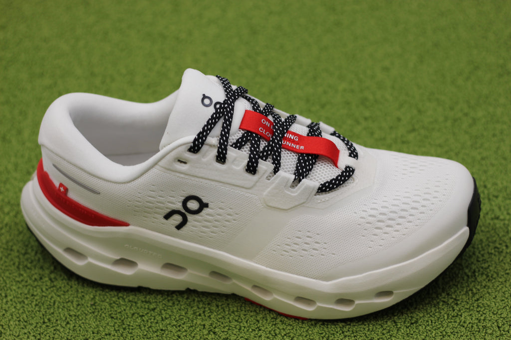 Men's Cloudrunner3 Sneaker - Ivory/Robin Mesh/Synthetic Side Angle View