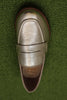 Women's Faith Loafer- Light Gold Leather Top View