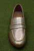 Women's Faith Loafer- Light Gold Leather Top View