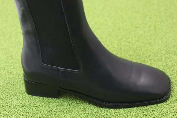 Women's Candor Boot - Black Calf Side Angle View