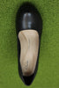 Women's Bayla Skip Pump - Black Leather Top View